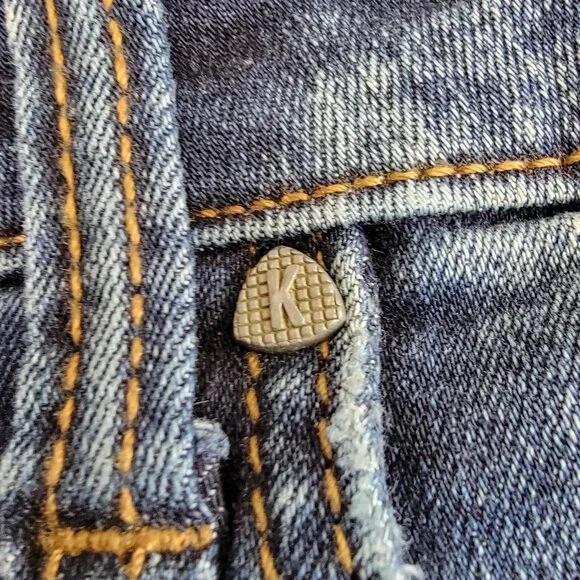 KUT From the Kloth High Rise Toothpick Skinny Blue Jeans - 16 - Picture 13 of 15